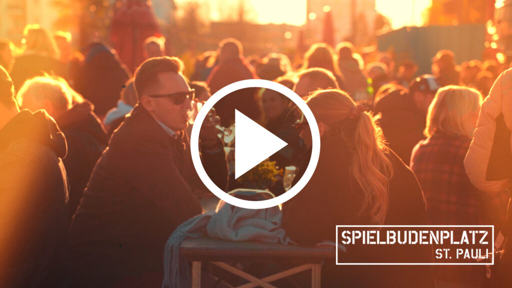 Eventvideo Frühlingsfest Spielbudenplatz St. Pauli mit Publikum und Eventstimmung